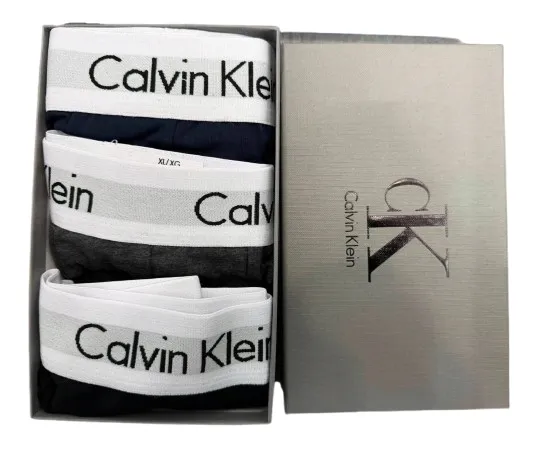 Bokserki Calvin Klein wielokolorowe 3 pack rozmiar XXL