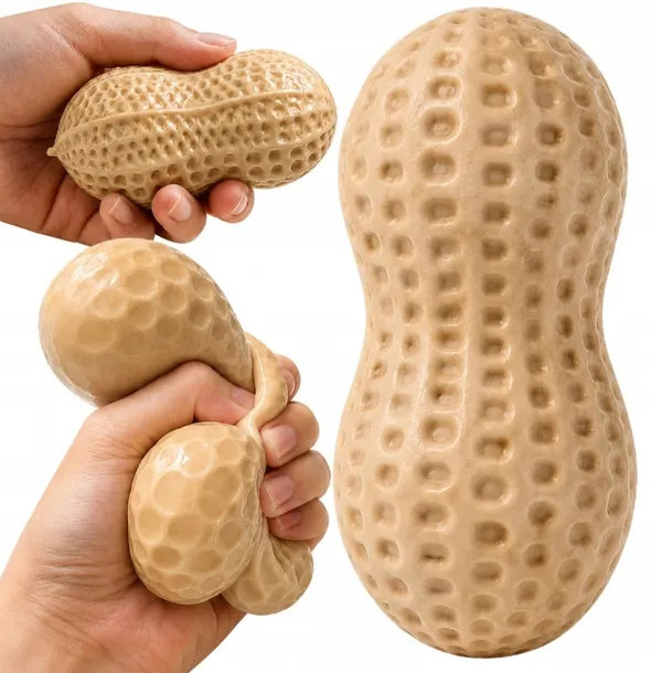 GNIOTEK ANTYSTRESOWY ORZESZEK SQUISHY ZABAWKA DO ŚCISKANIA SENSORYCZNY DUŻY
