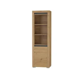 wysoki-regal-na-ksiazki-do-salonu-aros-60-cm-dab-artisan-podchwyt-antracyt