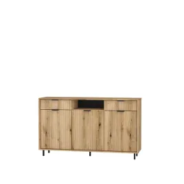komoda-do-salonu-sypialni-avo-2-szuflady-dab-evoke-153-cm-frezowane-fronty