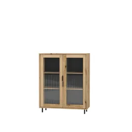 niska-witryna-do-salonu-avo-dab-evoke-103-cm-frezowane-fronty-czarne-nogi