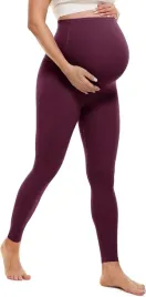 legginsy-ciazowe-z-wysokim-stanem-bordowe-s