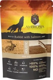 ambrosia-wet-dog-pouch-rabbitandsalmon-150g