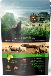 ambrosia-wet-dog-pouch-mediterranean-lamb-150g