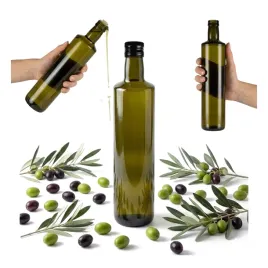 butelka-dorica-750ml-oliwkowa-z-dozownikiem-na-oliwe-olej-ciemne-szklo-07l