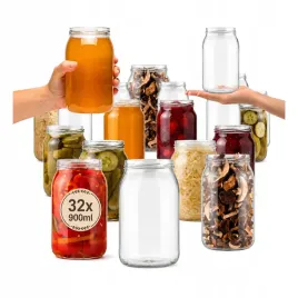 32x-sloik-szklany-900ml-bez-wieczka-do-miodu-sokow-przetworow-kiszonek