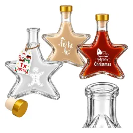 butelka-swiateczna-gwiazdka-200ml-z-nadrukiem-na-nalewki-likier-wino