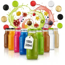 100x-butelki-na-sok-kubus-330ml-butelka-szklana-na-soki-soczek-wieczko