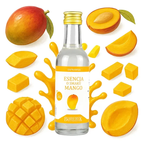 Zaprawka esencja MANGO NA 16L BARDZO WYDAJNA koncentrat aromat likier