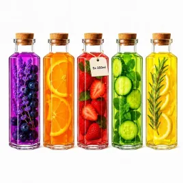 5x-karafka-milano-350ml-butelki-szklane-na-sok-alkohol-oliwe-wode-z-korkiem