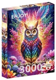 puzzle-3000-elementow-kolorowa-sowa-enjoy