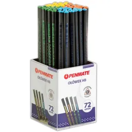 olowek-trojkatny-bez-gumki-penmate-72-sztuki