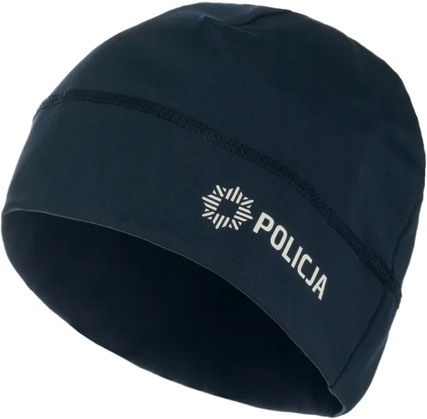 LEKKA Czapka TERMOAKTYWNA NA SŁUŻBĘ granatowa POLICJA + LOGO