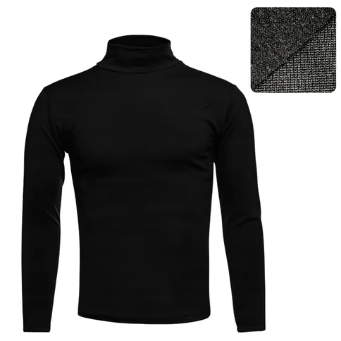 GOLF TERMOAKTYWNY OCIEPLANY Czarny ZIMOWY BIELIZNA Tactical XXL