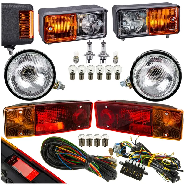Lampy C-360 C-4011 C-355 URSUS + instalacja elektryczna pod ALTERNATOR