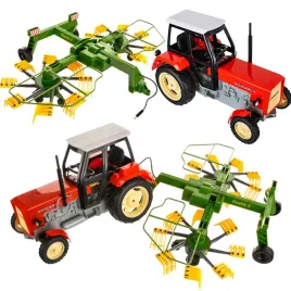 traktor-na-akumulator-zdalnie-sterowany-ciagnik-ursus-c-360-zagrabiarka