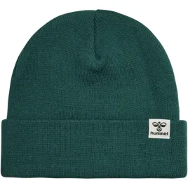 hummel-zielona-klasyczna-czapka-beanie-logo-rp0-hmr