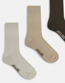 jack-and-jones-bezowe-skarpetki-2-pack-b25-os