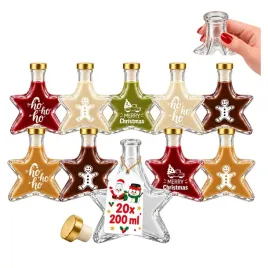 20x-butelki-swiateczne-gwiazdka-200ml-z-nadrukiem-na-nalewki-likier-wino