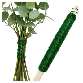 drucik-florystyczny-do-kwiatow-zywych-drut-do-wiency-malowany-zielony-05mm