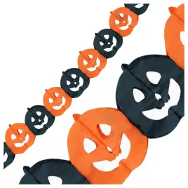 girlanda-halloween-dynia-rozety-rozetki-baner-dynie-pomaranczowy-czarny