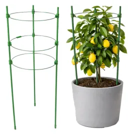 podpora-do-kwiatow-90cm-pierscieniowa-podporka-do-roslin-wysoka-zielona