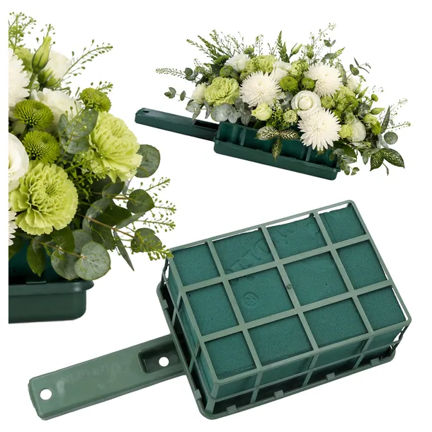 Garnet z rączką DUŻY mokra gąbka do KWIATÓW ŻYWYCH ciętych victoria floral