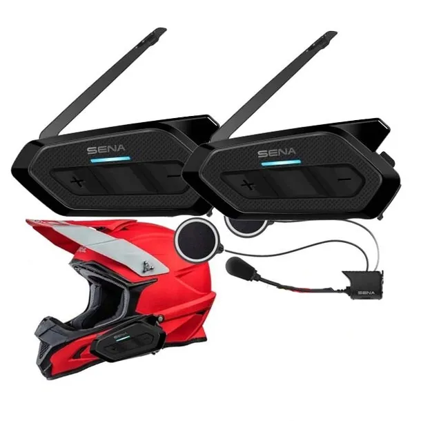 2x sena interkom motocyklowy spider rt1 mesh 2.0 do 2000m max8000m na2kaski