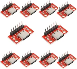 modul-usb-type-c-breakout-16-pin-z-pinami-254-mm-zestaw-10-szt