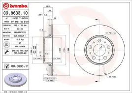 tarcze-hamulcowe-brembo-09-8633-11-wentylowana-przod-volvo-s60
