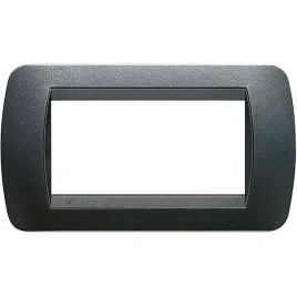 bticino-l4804pa-4-modulowa-plytka-oslona-living-ciemna-stal