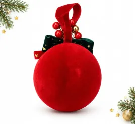 bombka-swiateczna-welurowa-czerwona-13-cm-zawieszka-na-choinke