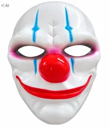 maska-payday-clown-horror-chains-klaun-przebranie-stroj-karnawal-halloween