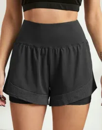 shein-czarne-spodenki-sportowe-s06-xs