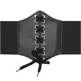 gorset-damski-czarny-sznurowany-elastyczny-pasek-na-halloween-rozmiar-xl