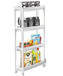 regal-waski-na-kolkach-4-poziomowy-decobella-bialy-dl-54-x-szer-18-x-wys-100