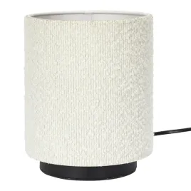 lampa-stolowa-biala-z-kloszem-boucle-styl-skandynawski
