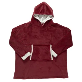bluza-ocieplana-z-kieszenia-snuddie-bordowa