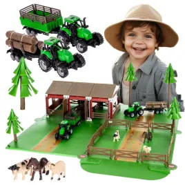 duze-gospodarstwo-rolne-farma-wiejska-2x-traktor-zwierzeta-zagroda-stodola