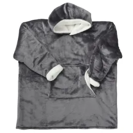 bluza-ocieplana-szeroka-snuddie-z-kieszenia-szara