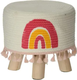 stolek-dzieciecy-tecza-bezowy-w-stylu-boho-fredzle