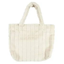 torba-shopper-kremowa-futrzana-miekka-w-kwadraty