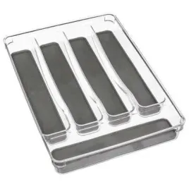 organizer-do-szuflady-5-przegrodek-szary