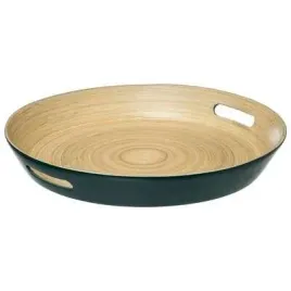 taca-bambusowa-42cm-modern-niebieska-okragla