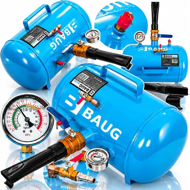 INFLATOR ZBIORNIK SPRĘŻONEGO POWIETRZA CIŚNIENIOWY POMPOWANIA KÓŁ OPON 21L