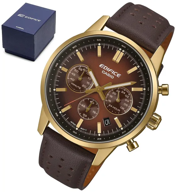 ZEGAREK MĘSKI CASIO EDIFICE EFR-575CL-5AEF 100M MODNY STOPER + PUDEŁKO