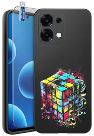 etui-do-oppo-a6-pro-5g-wzory-or-silikonowe-matt-case-szklo-9h