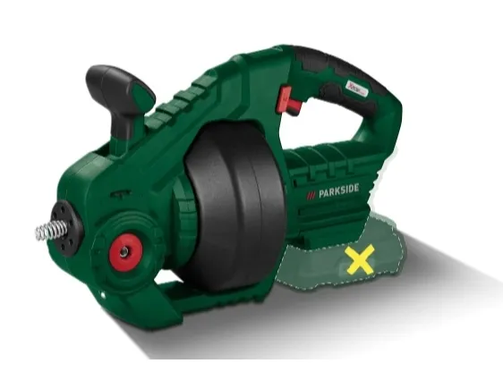 PARKSIDE akumulatorowa spirala do czyszczenia rur PARRW 20-Li A1 20V 7,1m