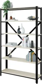 regal-6-poziomowy-110-30-180-cm-z-metalowym-stelazem-czarny-sonoma