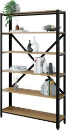 regal-6-poziomowy-110-30-180-cm-z-metalowym-stelazem-czarny-lancelot